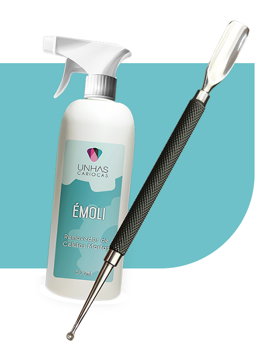 Emoliente e cureta - método exclusivo Unhas Cariocas